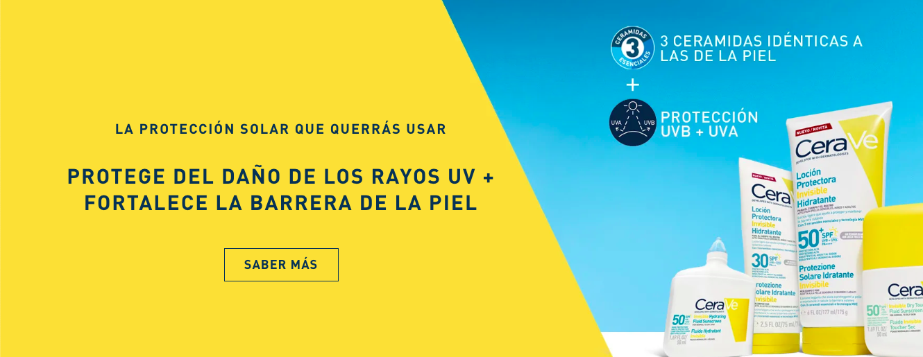 Protección solar con 3 ceramidas esenciales
