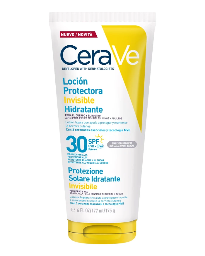 Loción Protectora Invisible Hidratante SPF30